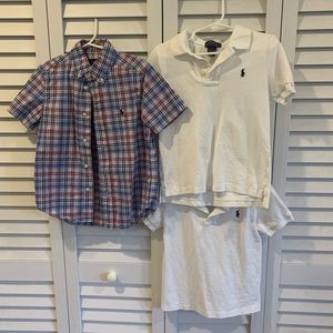 3 Ralph Lauren shirt. Kids size 5